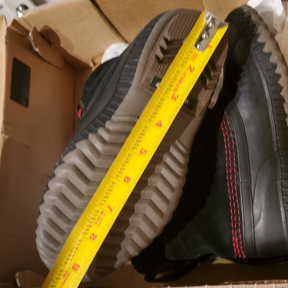 New SOREL Cheyanne II Youth Black/Mountain Red Waterproof Duck Boots 4 NIB - Picture 11 of 11